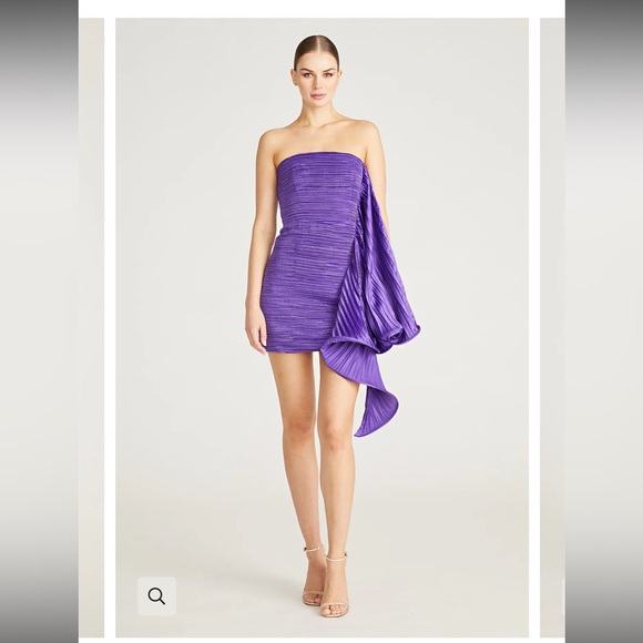 AMUR Kayleigh Dress in Royal Purple (Brand New) - Picture 2 of 10